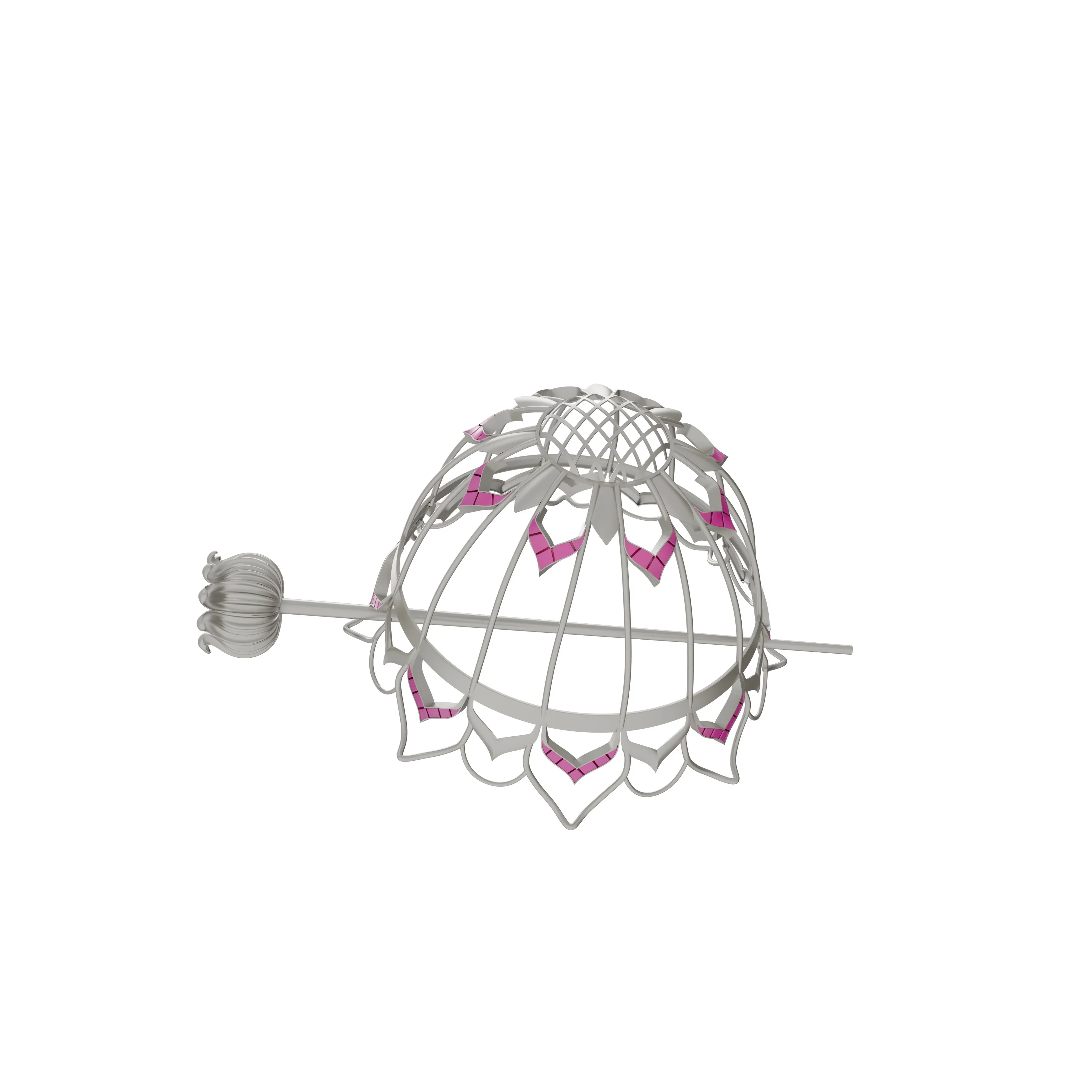 Pink Gulaab Hair Buns - Image 3