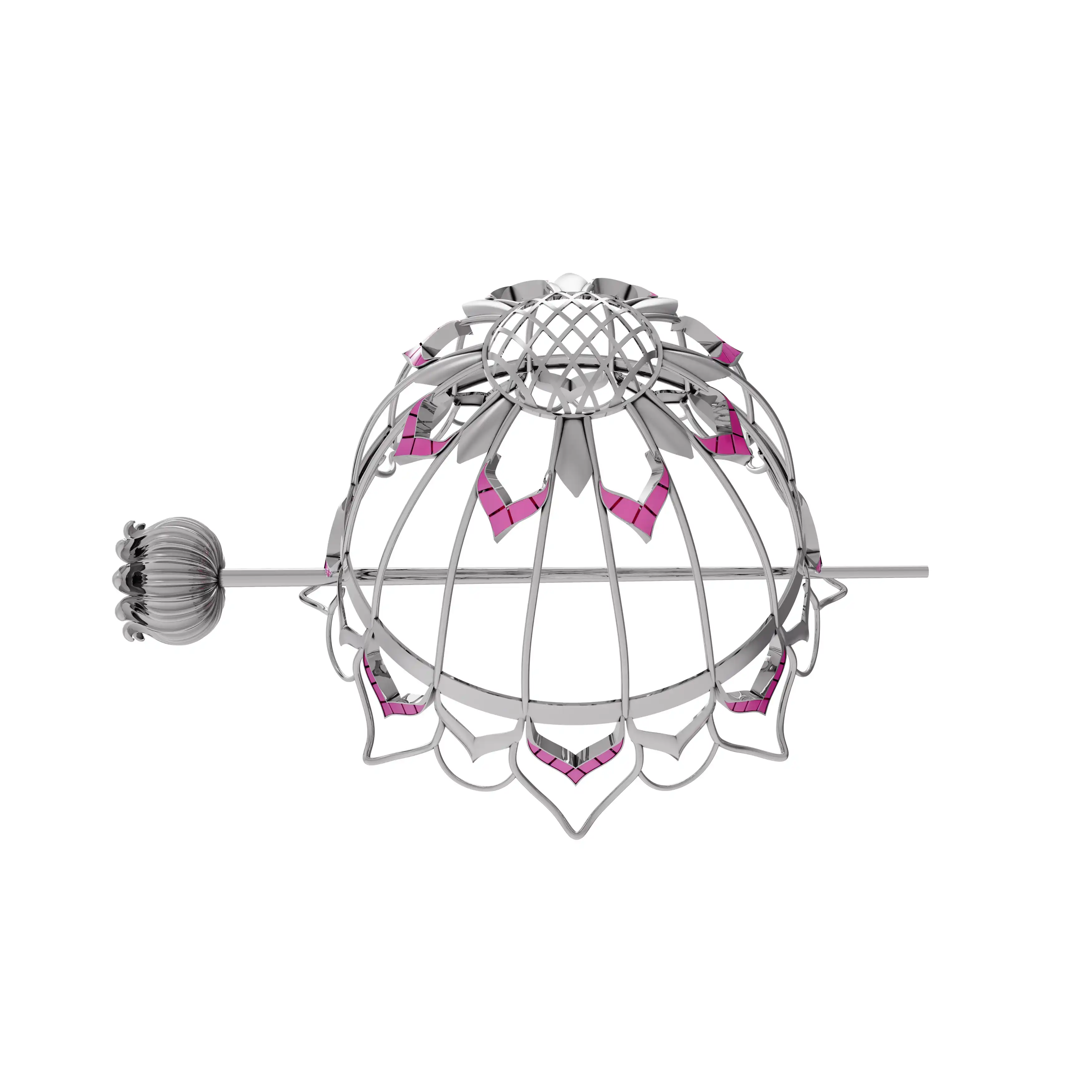 Pink Gulaab Hair Buns - Image 4